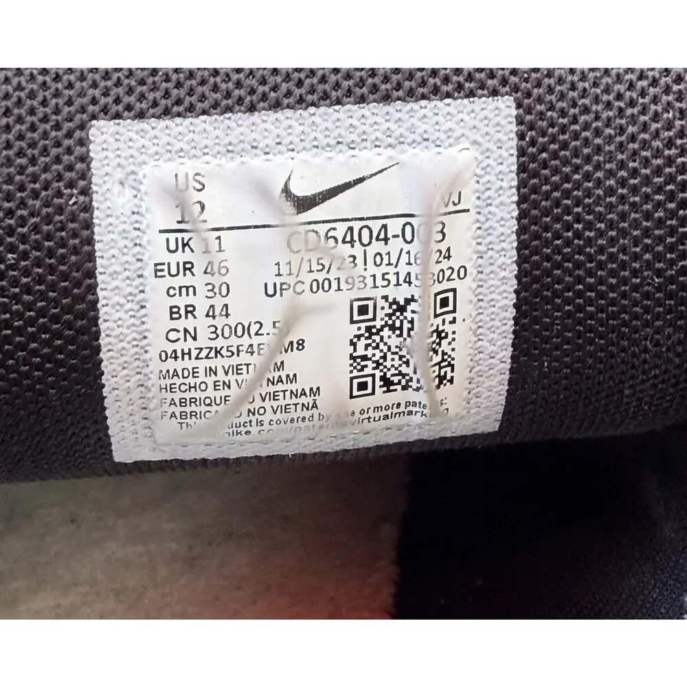 Nike P-6000 Black Iron Grey White Retro Running Shoes CD6404-003 Mens Size 12